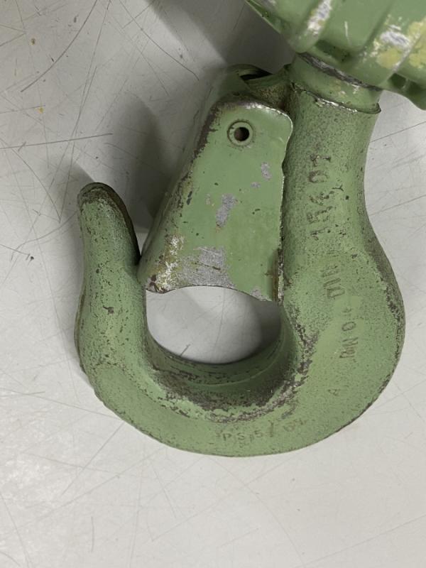 Kranhaken, Hubflasche, Unterflasche für Kettenzug, Lasthaken, 2-strängig