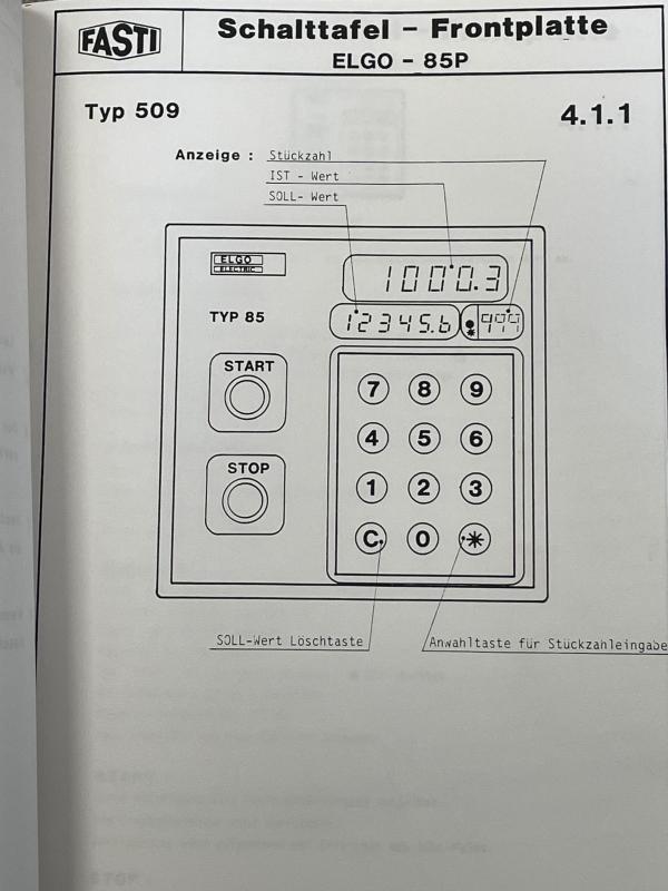 Bedienungsanleitung, Betriebsanleitung, Hydraulikplan, Schaltplan usw.