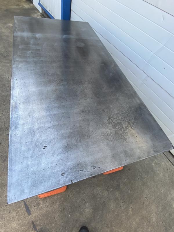 Richt- und Schweißplatte Stahlguß-Grauguß stark verrippt