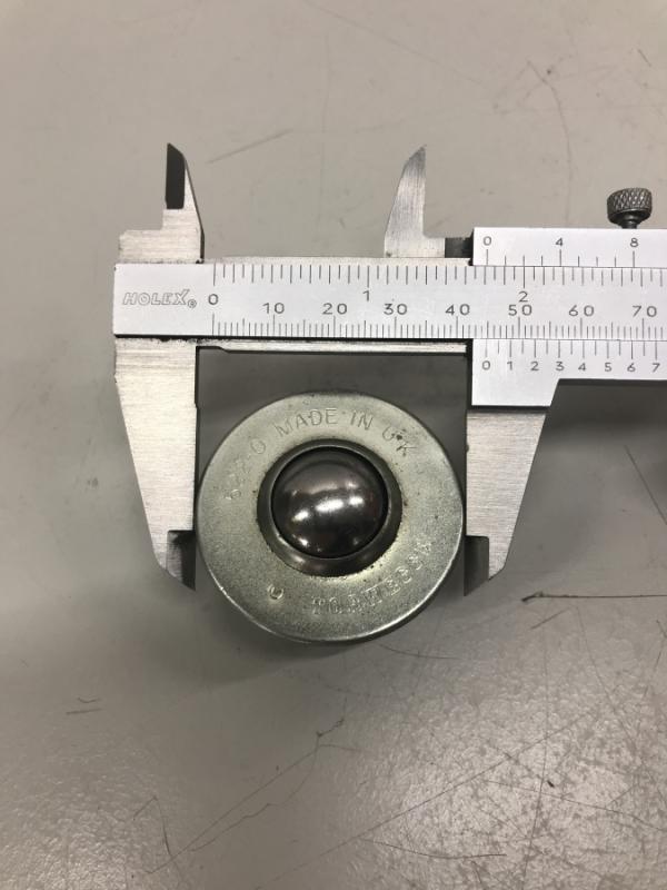 Kugelrolle für Kugelrollentisch zum Einbau in Rollenbahnen