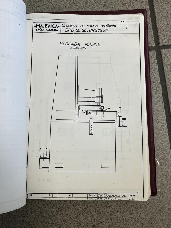 Bedienungsanleitung für Flachschleifmaschine