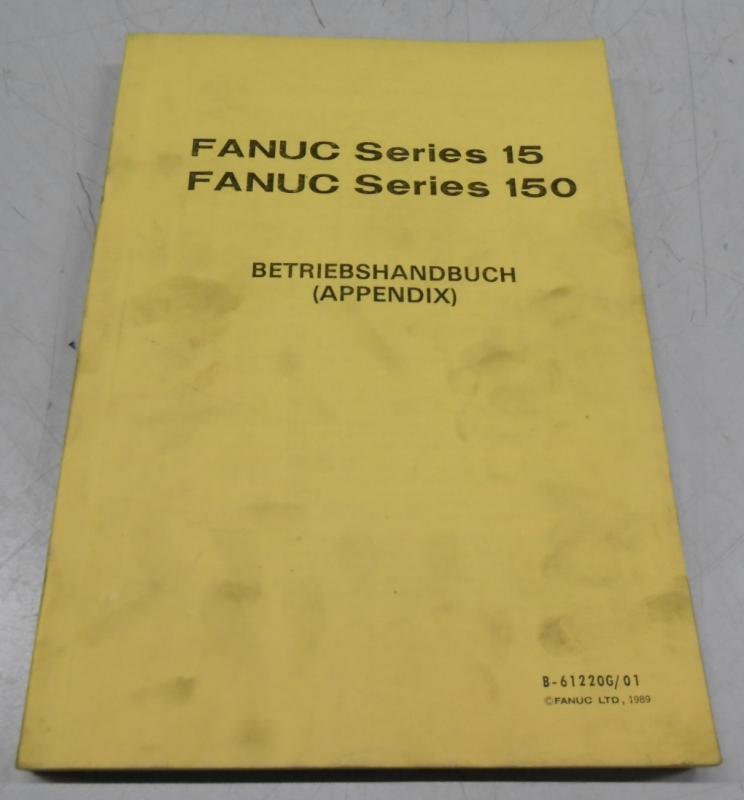 Handbuch Satz, Betriebsanleitung, Bedienungsanleitung, Maintenance Manual,  Operators Manual Fanuc Series 15 / 150 für Drehmaschine, Drehbank, Lathe